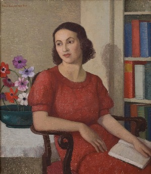 oil painting of italian girl